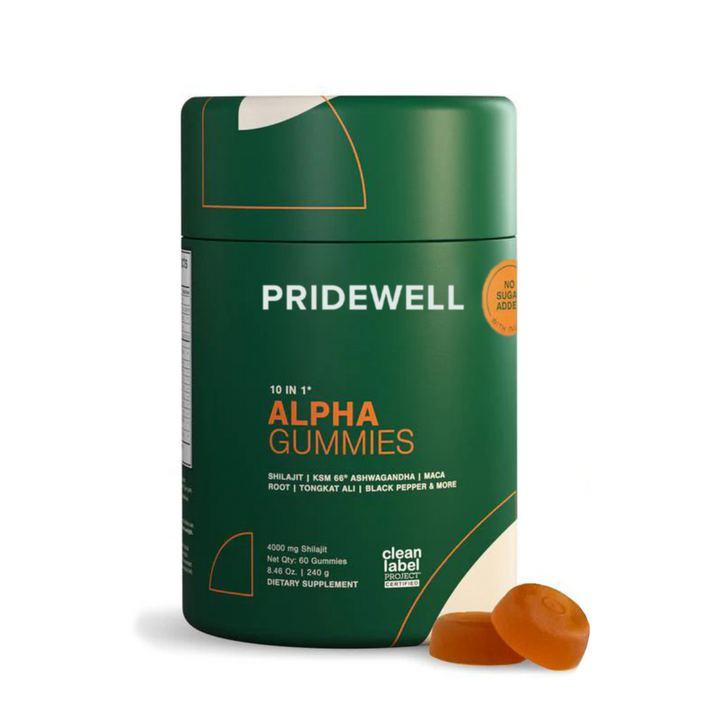 Pridewell 10 in 1 Alpha Gummies