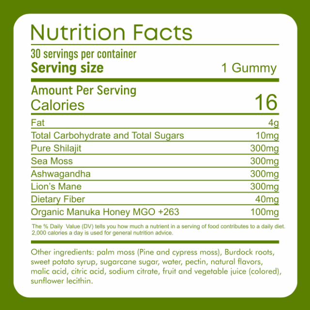 Pridewell 4-in-1 Vitality Gummies