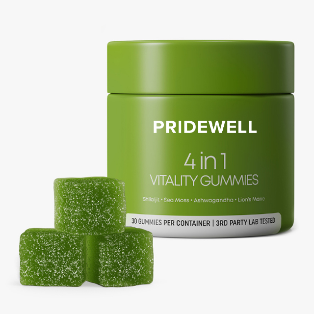 Pridewell 4-in-1 Vitality Gummies