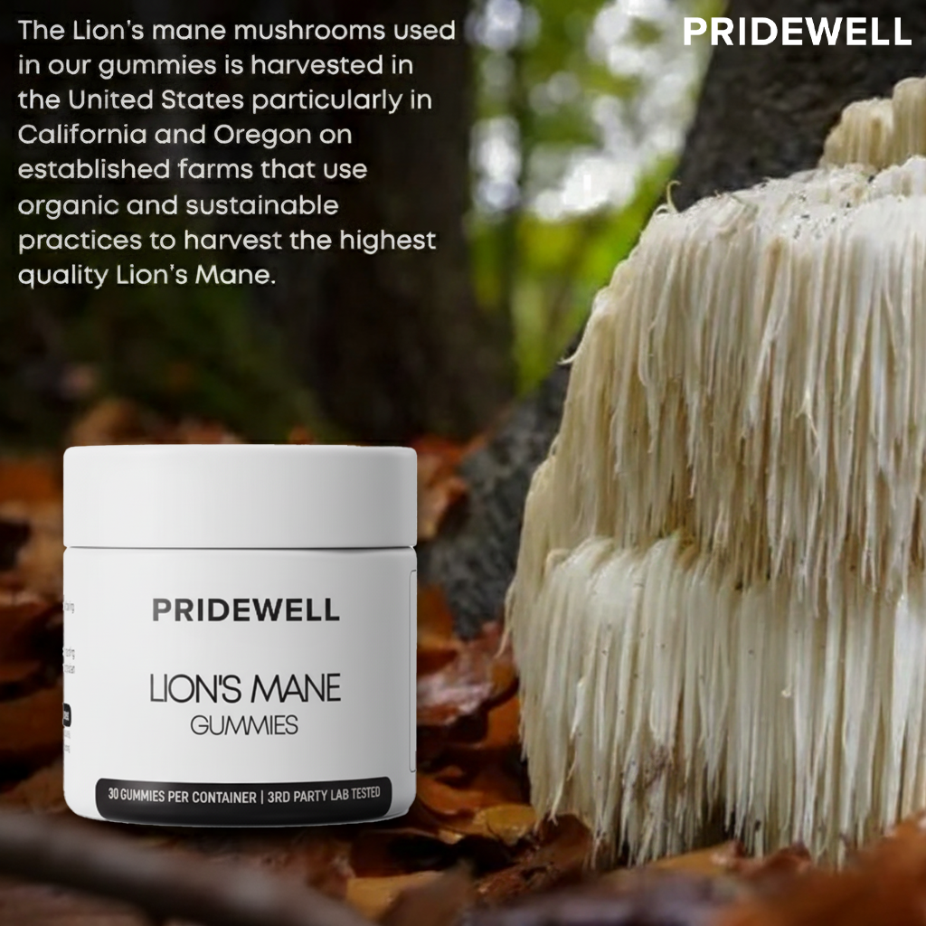Pridewell Lions Mane Gummies