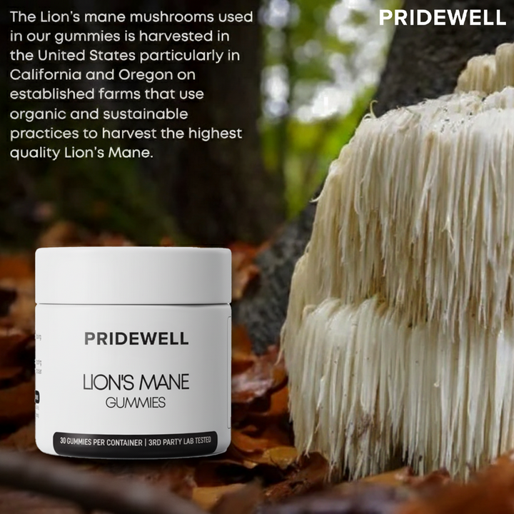 Pridewell Lions Mane Gummies