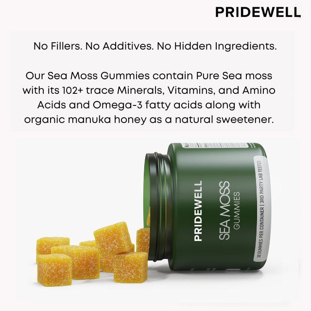 Pridewell Sea Moss Gummies