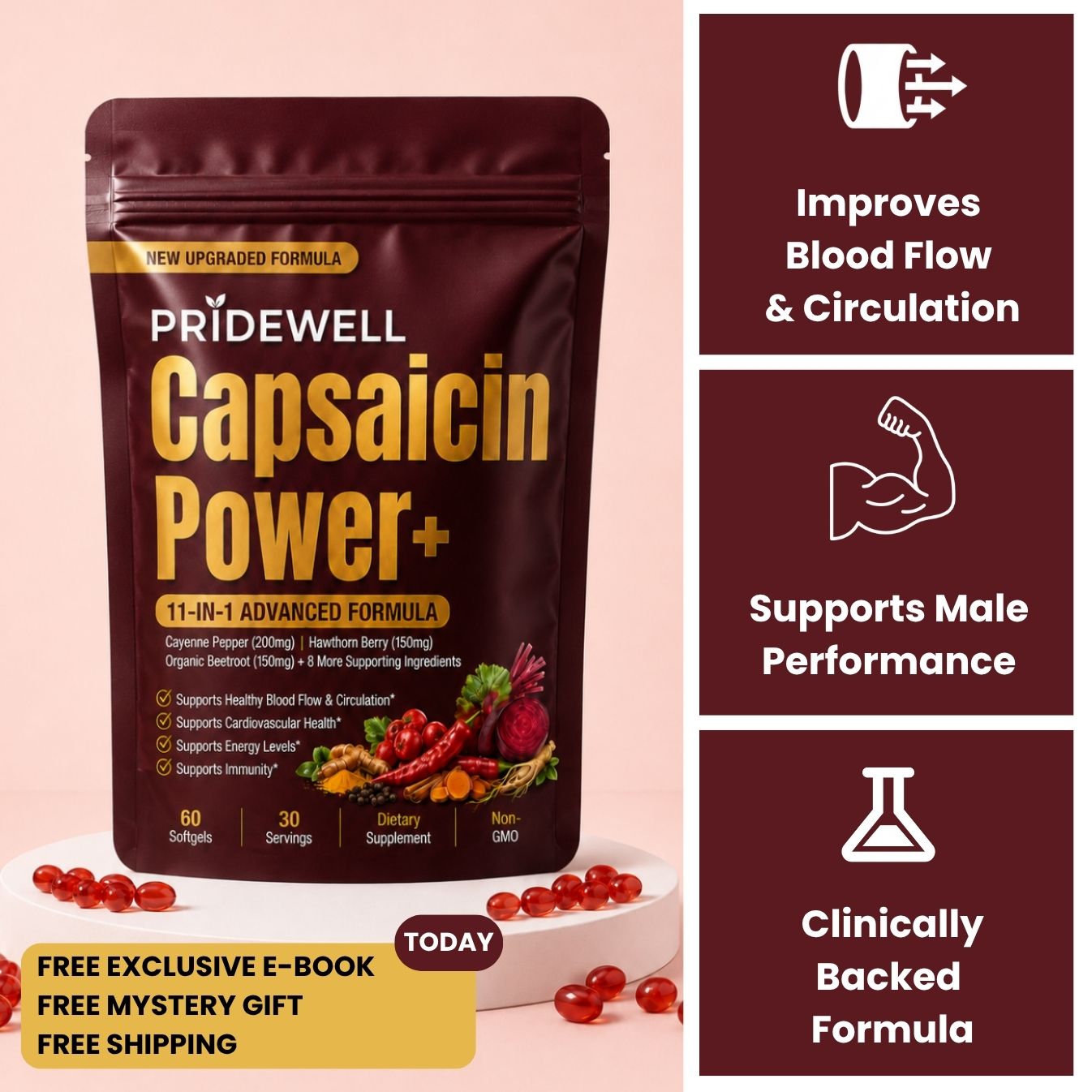 Capsaicin Power+ Softgels