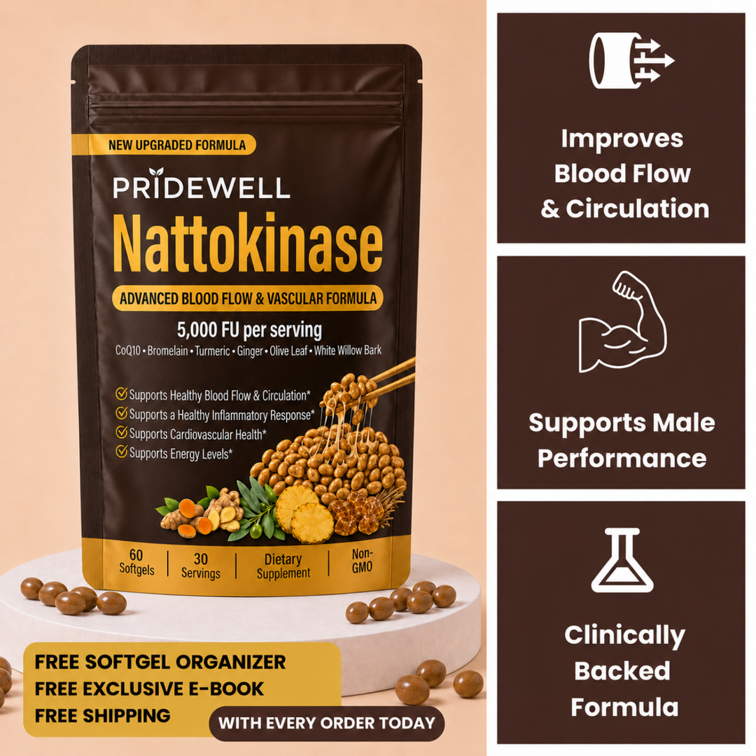 Nattokinase Softgels - Formulated for Male Performance