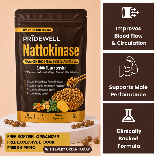 Nattokinase Softgels - Formulated for Male Performance