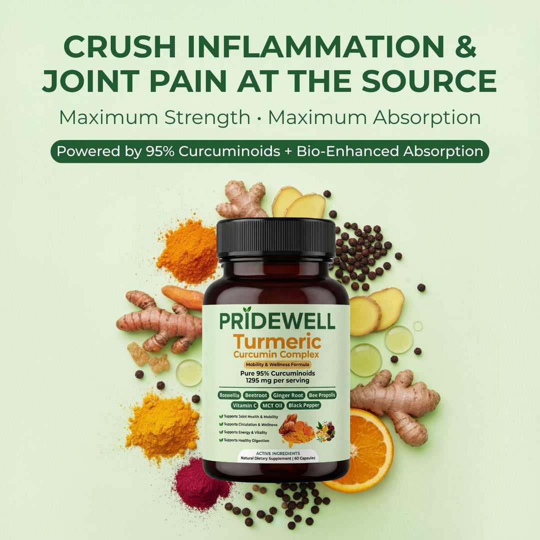 Powerful Turmeric Curcumin Capsules (1,295 MG)